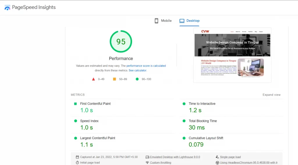 Website Speed Optimization 1 google page speed services cv world