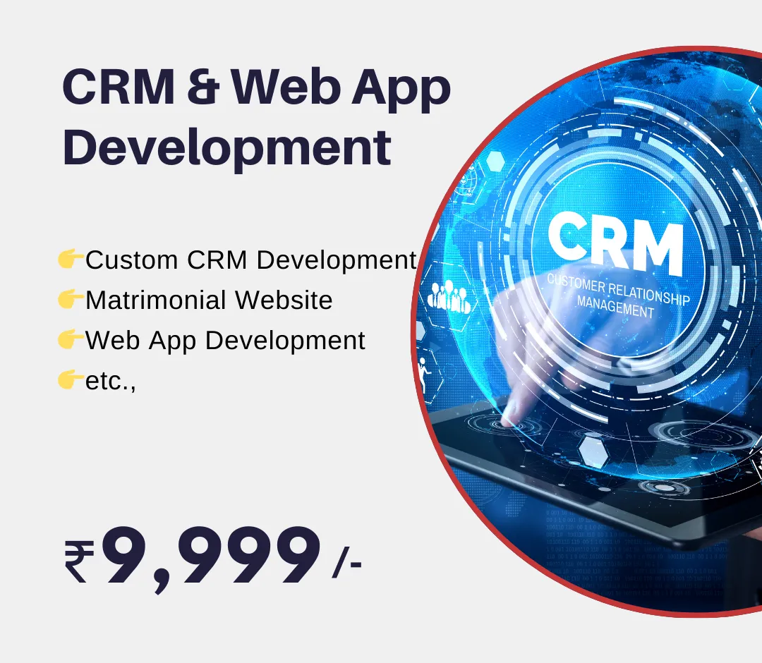CRM and Web Application Development Price