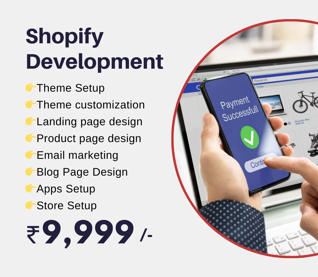 Shopify Ecommerce website Development Price