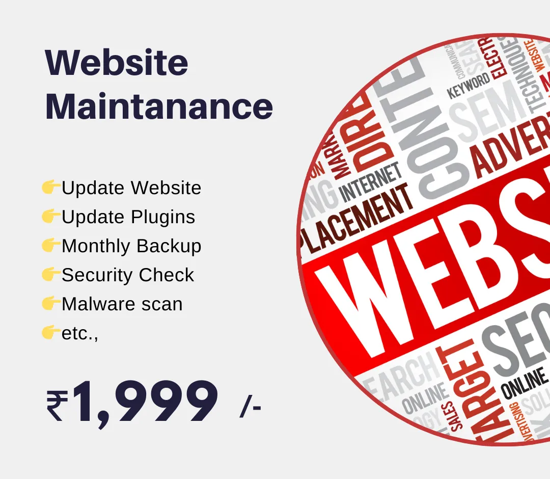 Website Maintance Price