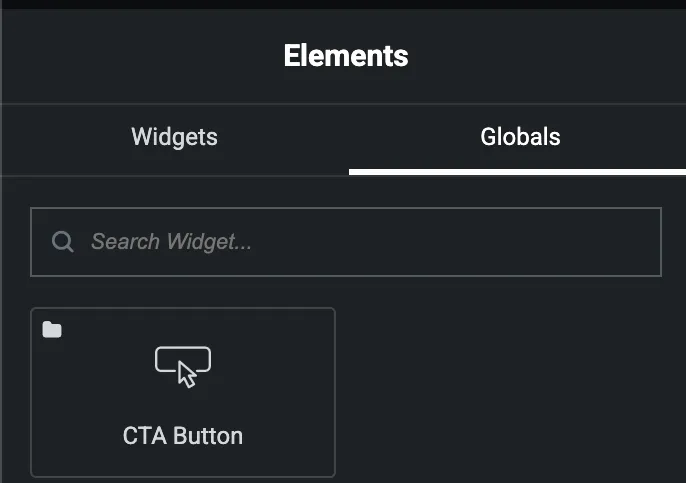How to Use Elementor Pro Global Widgets Feature 2 Globals-Widgets