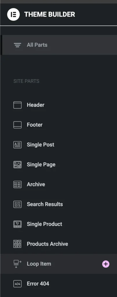 How to Build a Custom Blog Page Template in Elementor Pro 6 Theme-Builder-Loop-Item