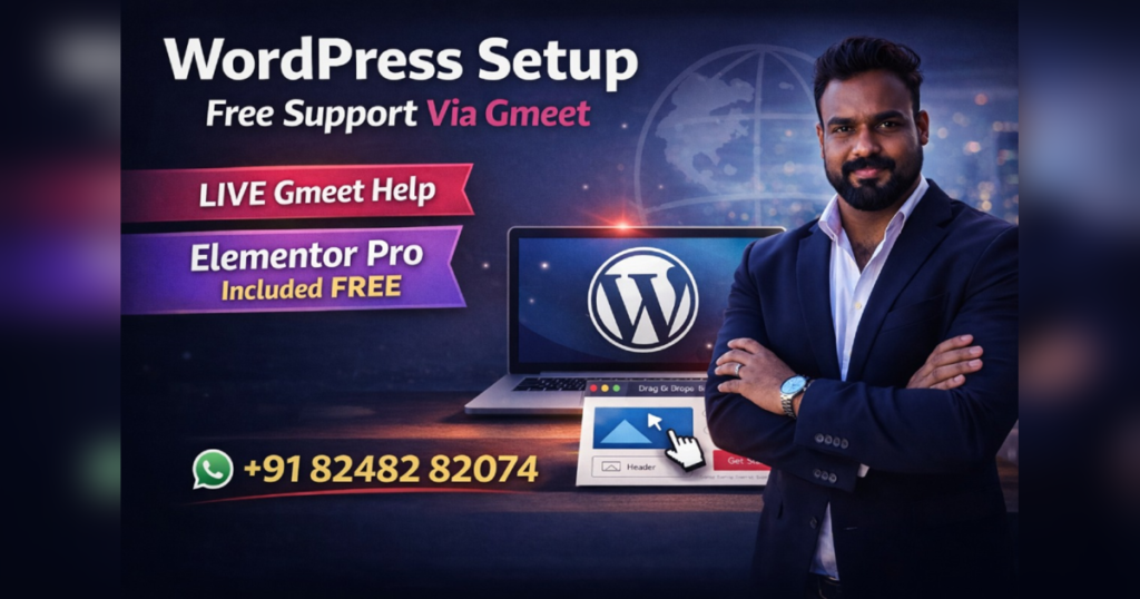 Wordpress Free Setup Support