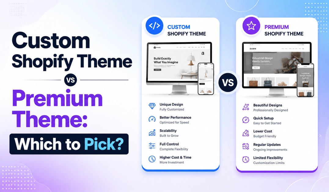 Custom Shopify Theme vs Premium Theme Which to Pick