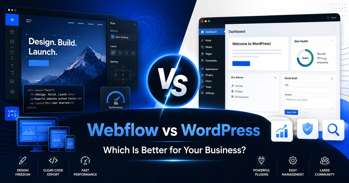 Best Website Design Company in Tamilnadu 12 Webflow vs WordPress Which Is Better for Your Business