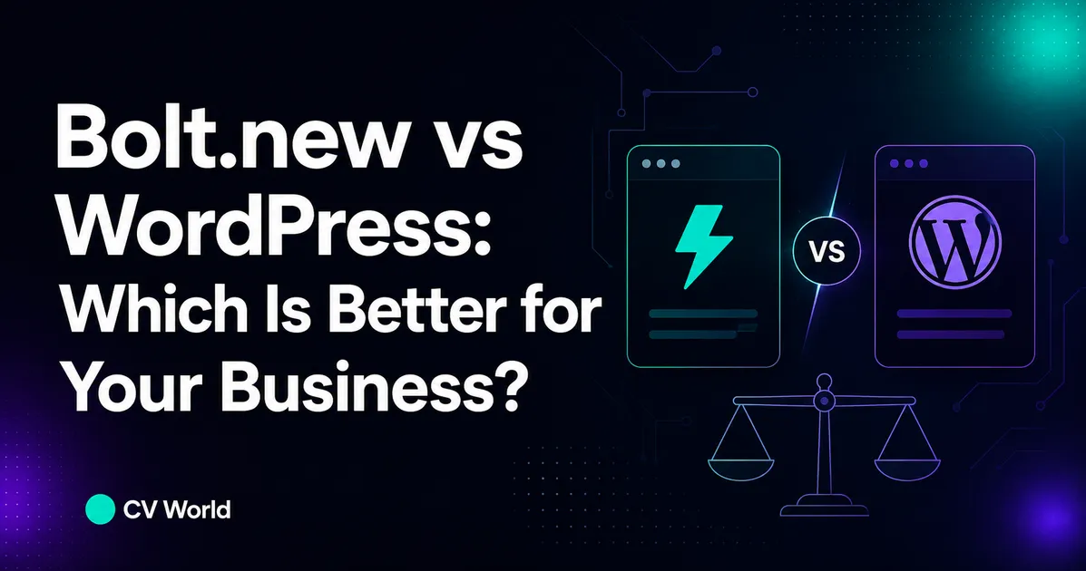 Bolt.new vs WordPress Which Is Better for Your Business 1