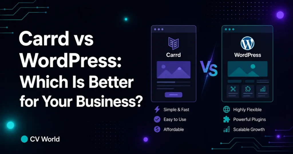 Carrd vs WordPress Which Is Better for Your Business 1