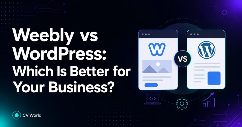 Weebly vs WordPress: Which Is Better for Your Business? 1 Weebly vs WordPress Which Is Better for Your Business 1