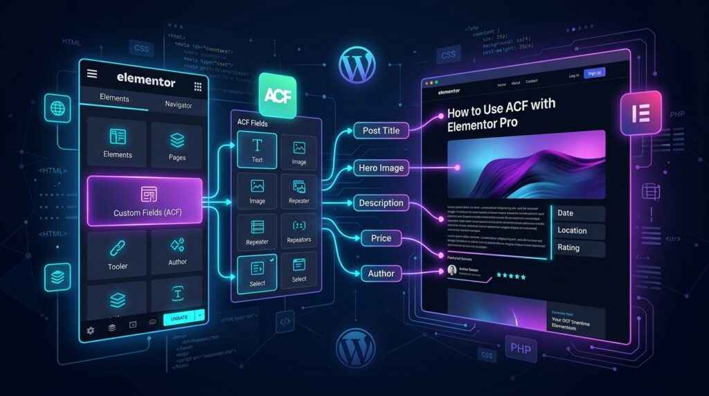 How to Use ACF (Advanced Custom Fields) with Elementor Pro (Complete Dynamic Content Guide) 63 how to use acf with elementor pro